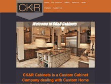 Tablet Screenshot of ckrcabinets.com